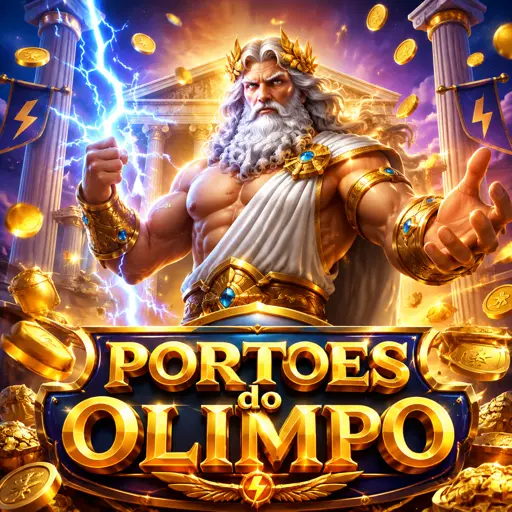Capa do slot Gates of Olympus com temática grega