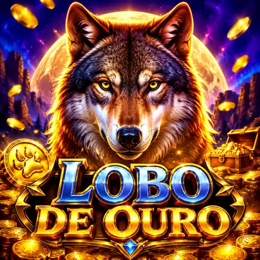 Capa do slot Wolf Gold com lobo sob lua do deserto