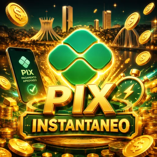 Celular confirmando um depósito por Pix em segundos